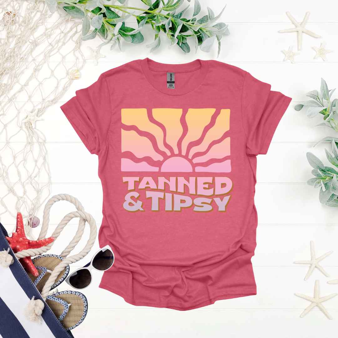 Tanned & Tipsy Tee