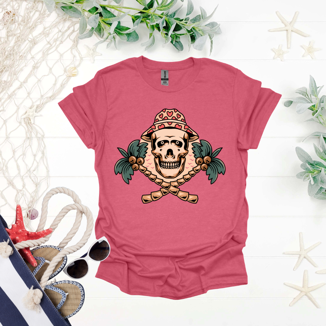 Love & Skulls Beach Tee