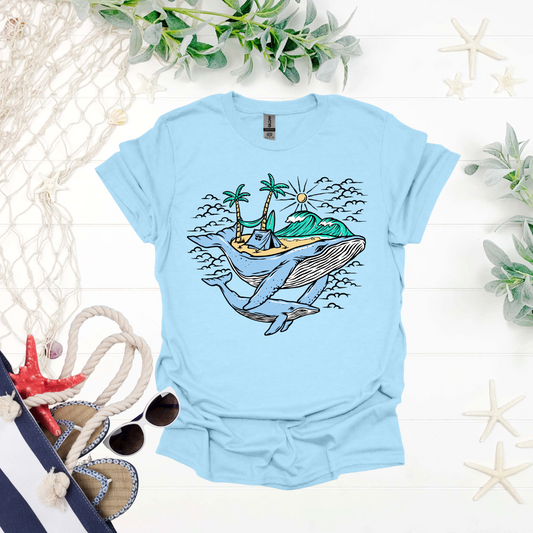 Whale Island Adventure Tee