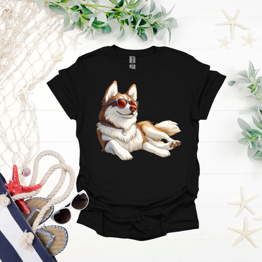 Chillin’ Husky Tee