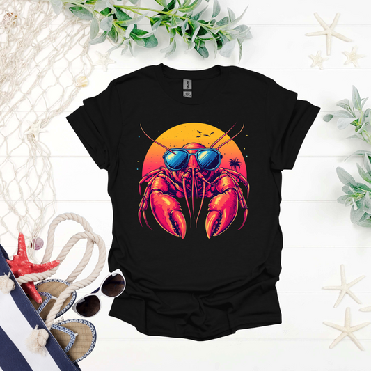 Cool Lobster Sunset Tee