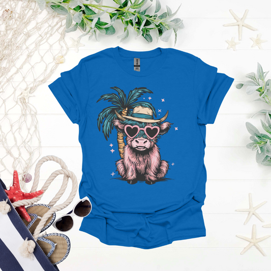 Chill Cow Beach Tee