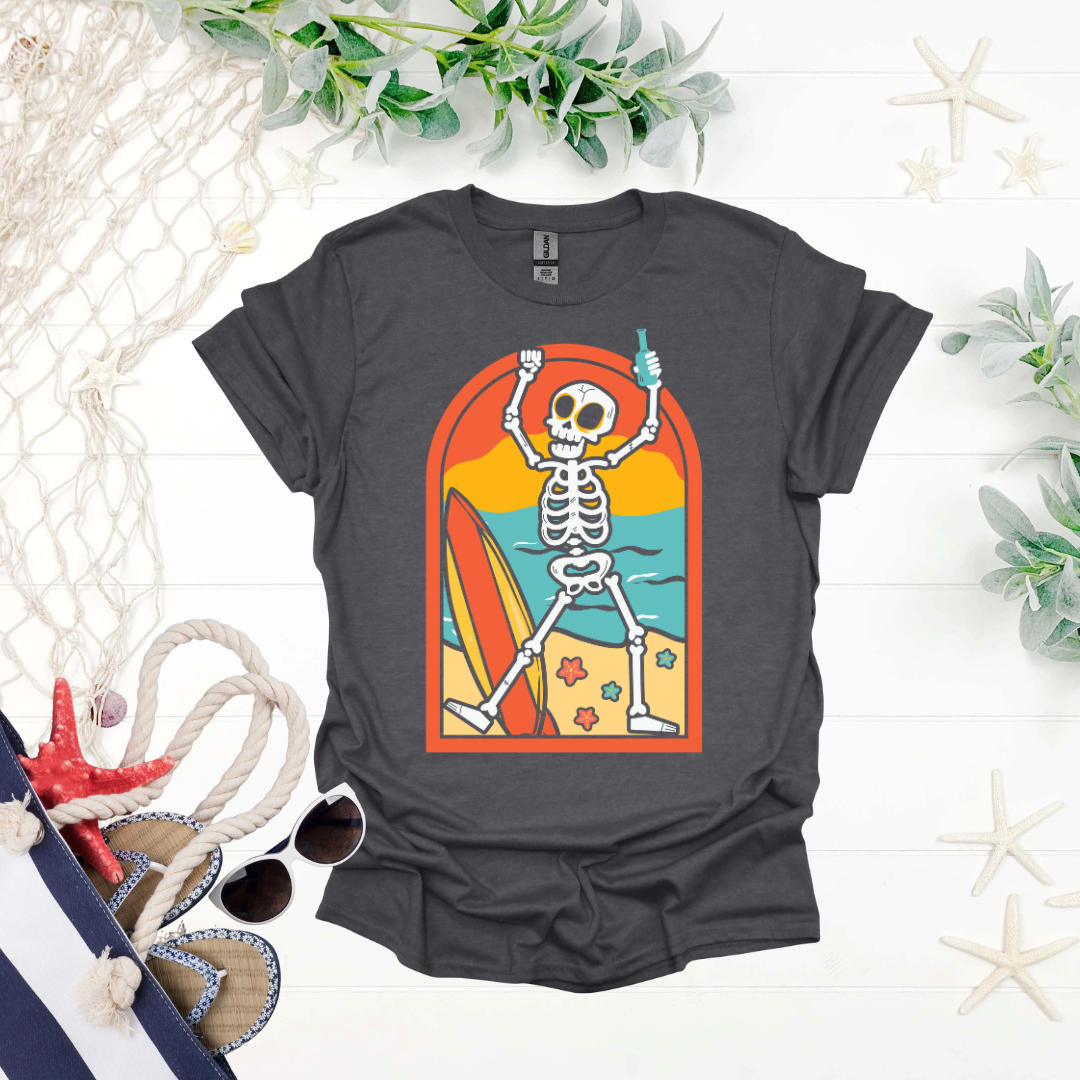 Surf & Chill Skeleton Tee