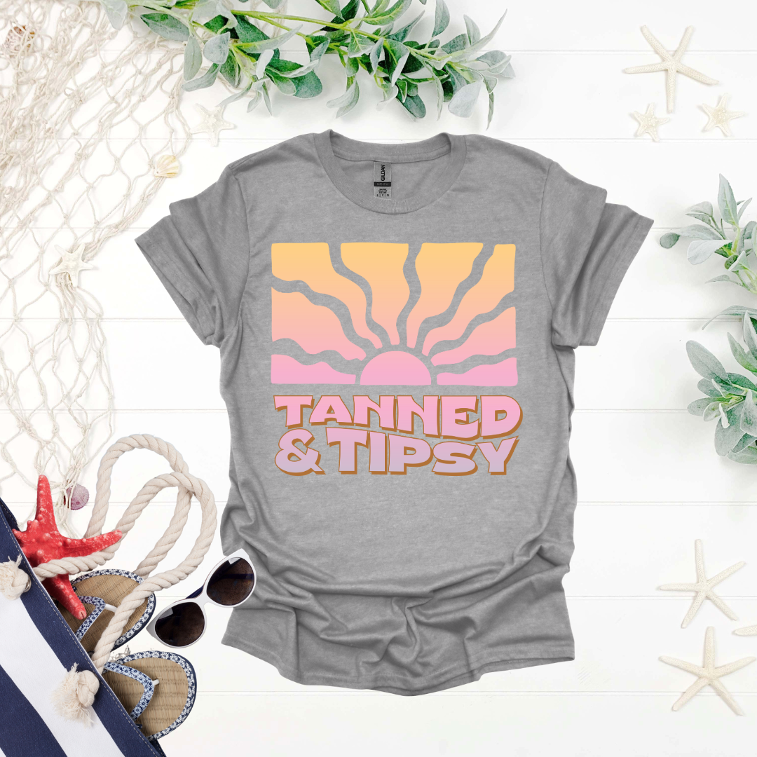 Tanned & Tipsy Tee