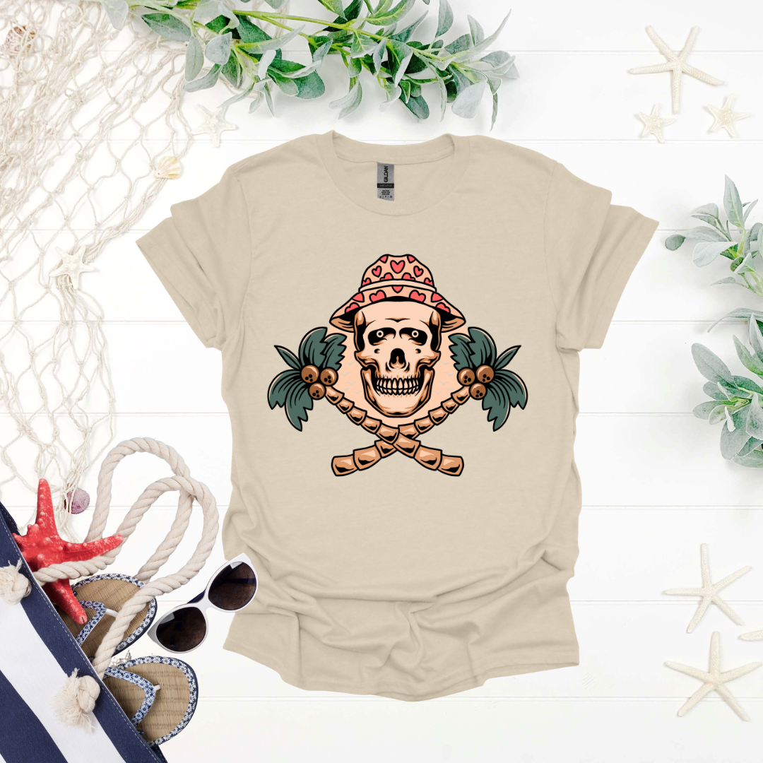 Love & Skulls Beach Tee