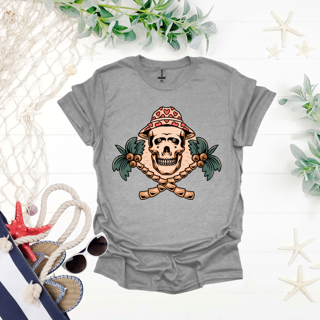 Love & Skulls Beach Tee