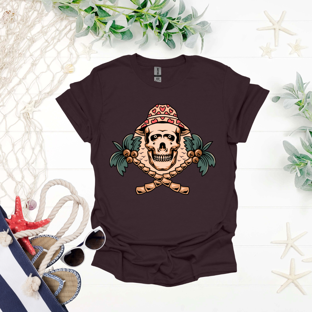 Love & Skulls Beach Tee