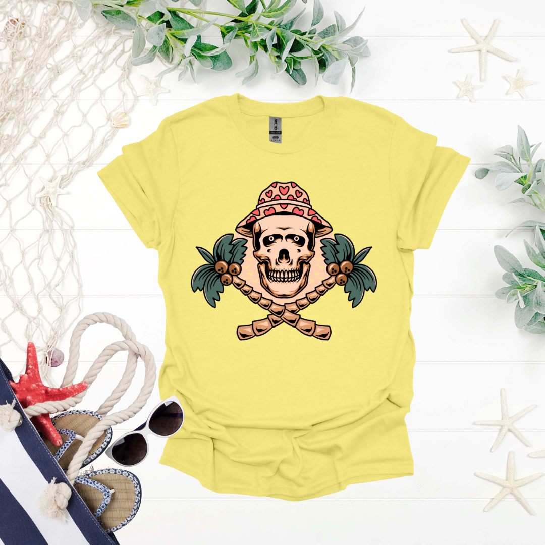 Love & Skulls Beach Tee