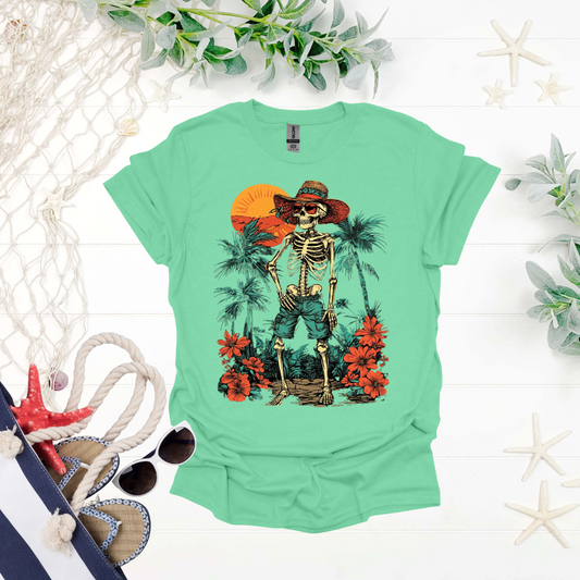 Tropical Skeleton Tee