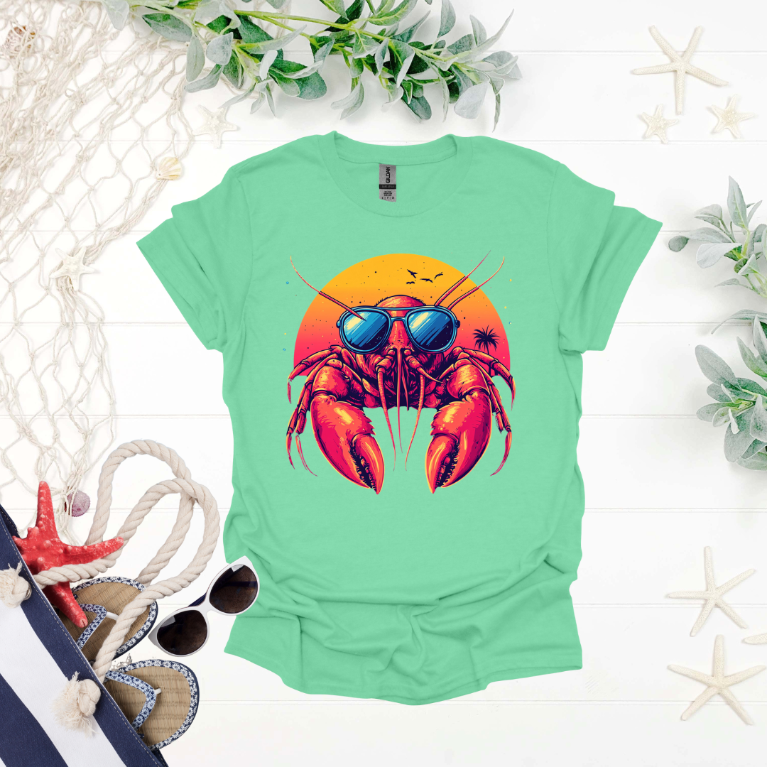 Cool Lobster Sunset Tee