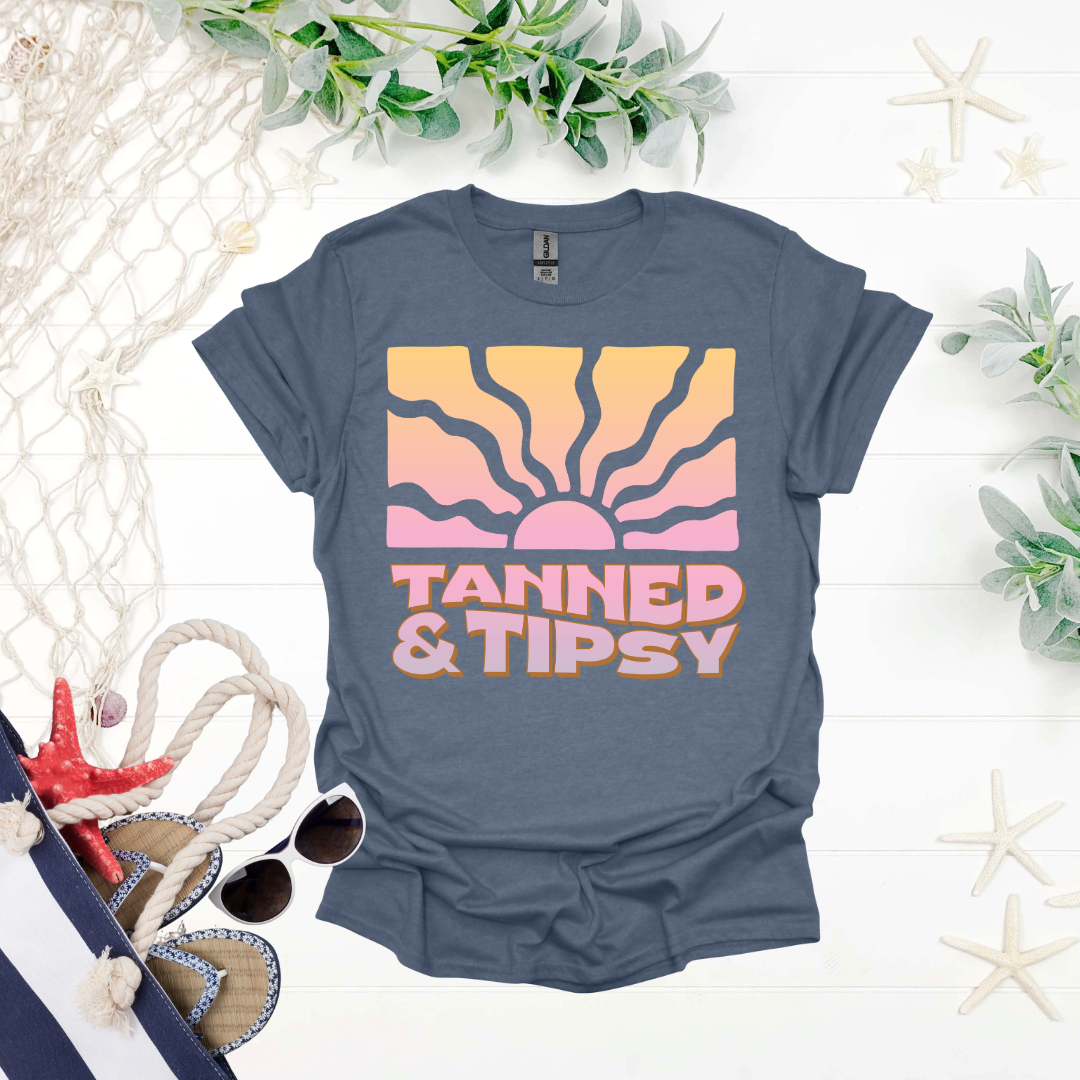 Tanned & Tipsy Tee