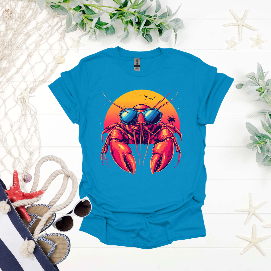 Cool Lobster Sunset Tee